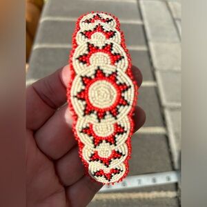 Native American Beaded Barette